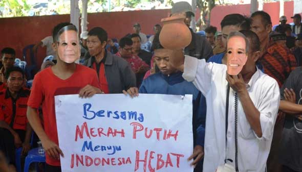 Syukuran, Sukarelawan Minta Jokowi-JK Jaga Ketahanan Pangan